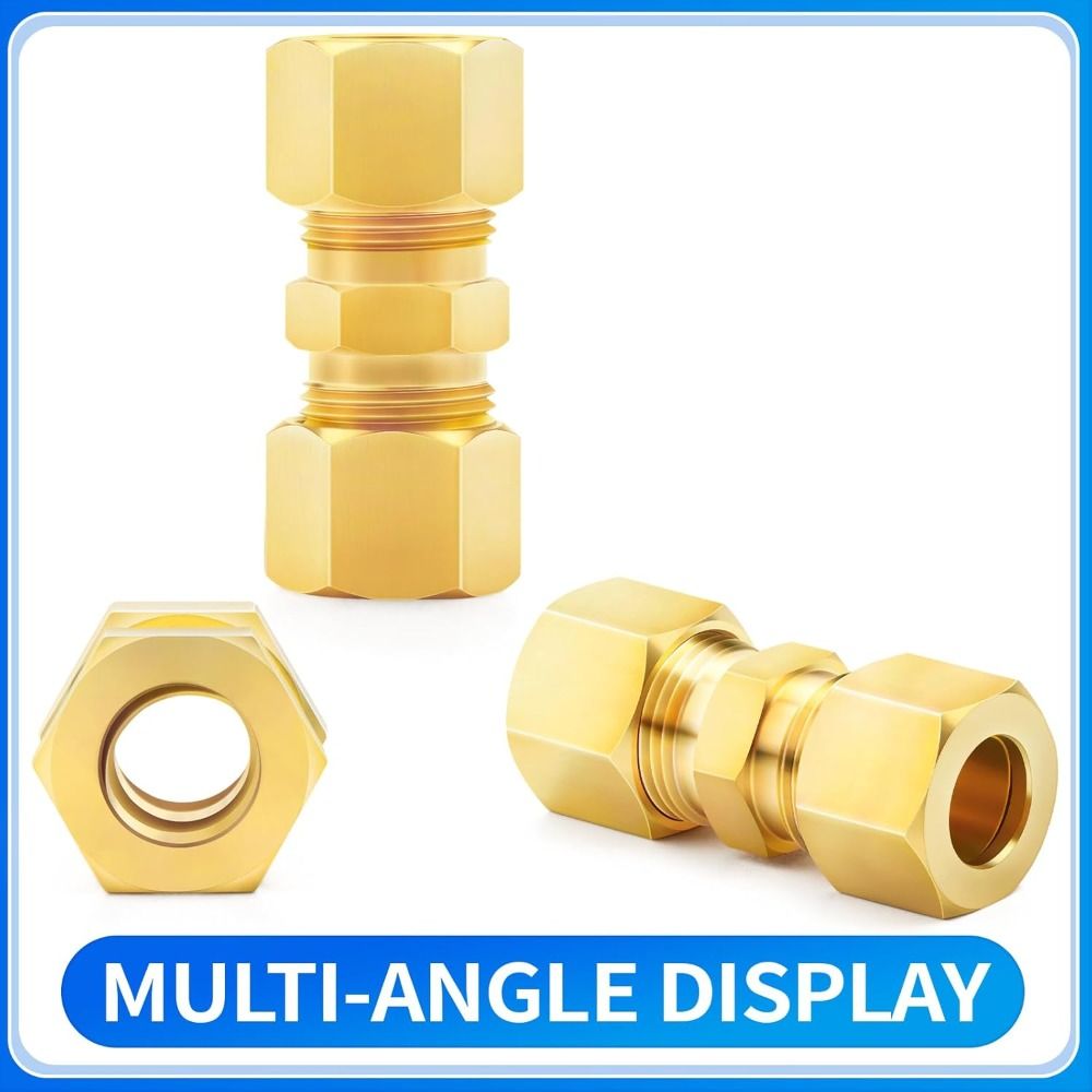 Compression Fitting Brass - Adapter Messing Kompressionsanschluss Gerade Mehrere Größen