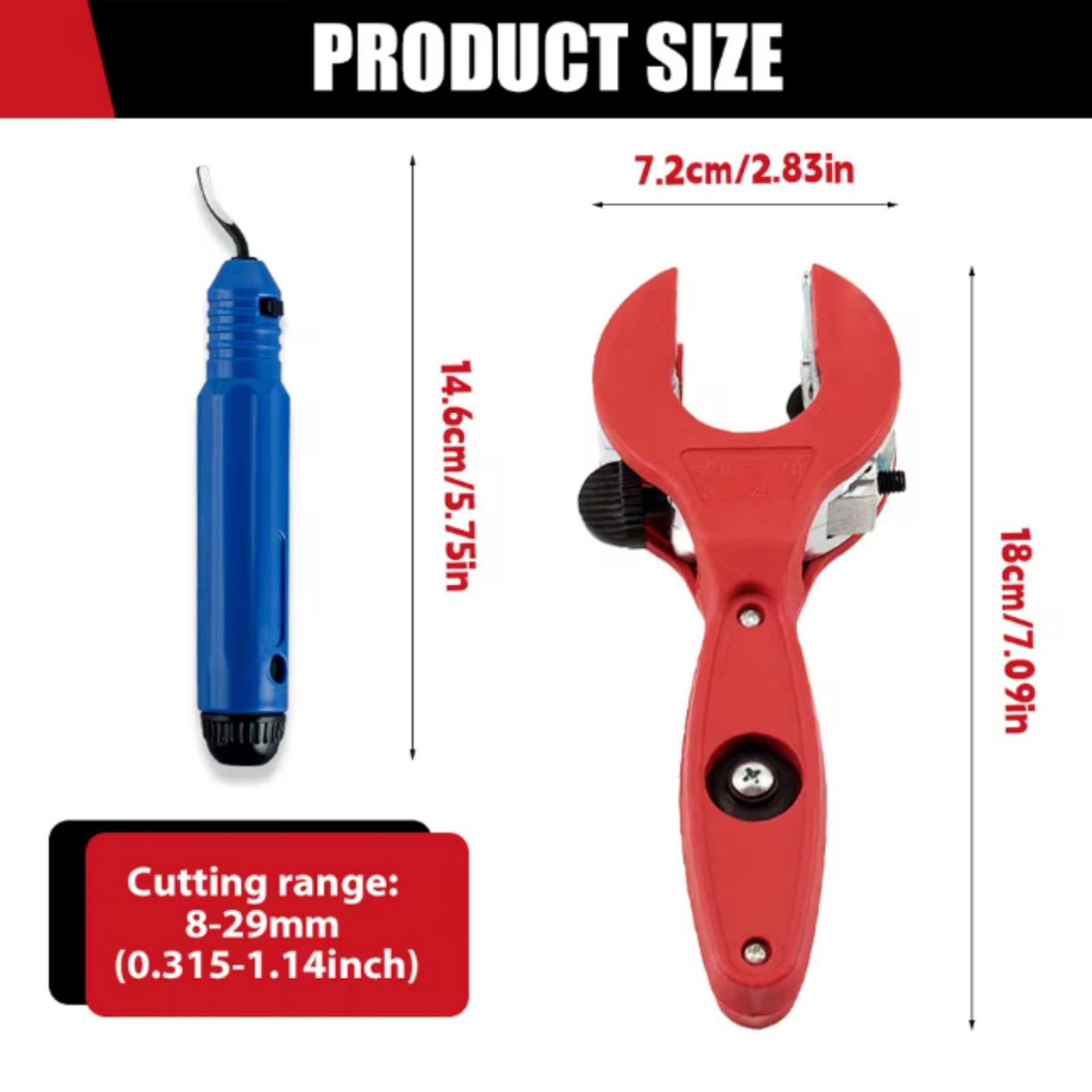 Pipe Cutter Ratchet - Präziser Rohrschneider mit Ratschenmechanismus aus Zinklegierung,