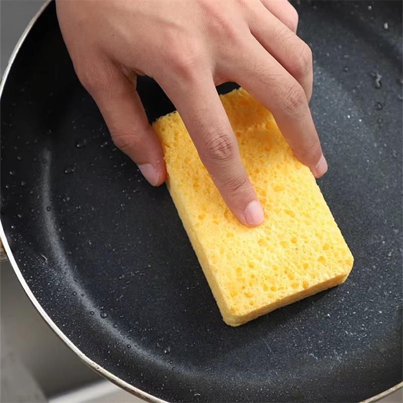 Silicone Tap Washer - Küchen-Holzschliff-Melamin-Zauberschwamm, Radiergummi zum Spülen von Geschirr,
